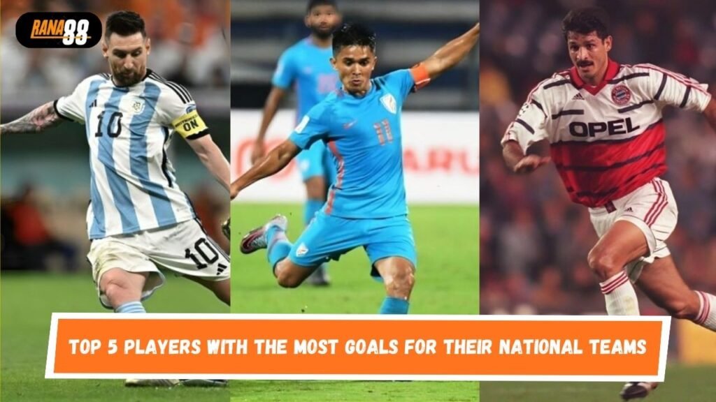 Players With the Most Goals for Their National Teams