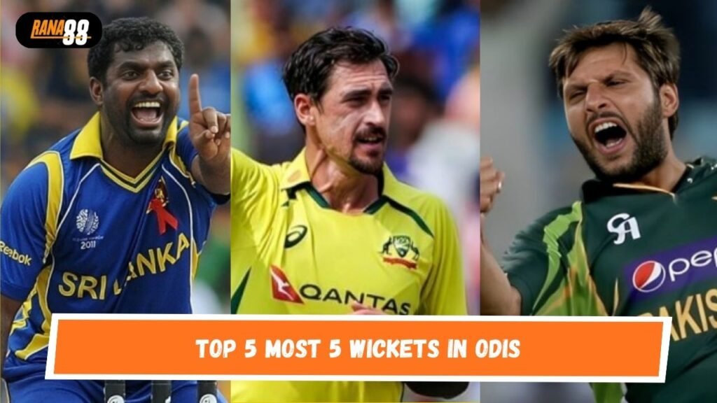 ODIতে সর্বাধিক ৫ উইকেট শিকারী