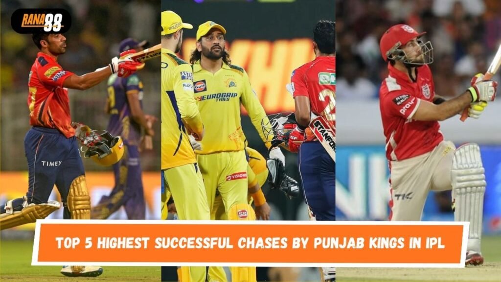 Highest successful chases by Punjab Kings in IPL