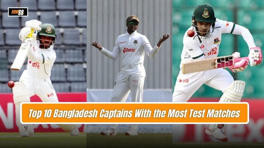 Bangladesh Captains With the Most Test Matches
