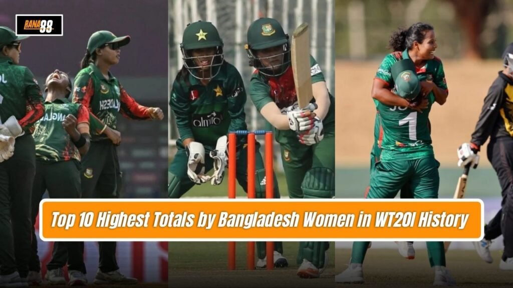 Highest Totals by Bangladesh Women in WT20I
